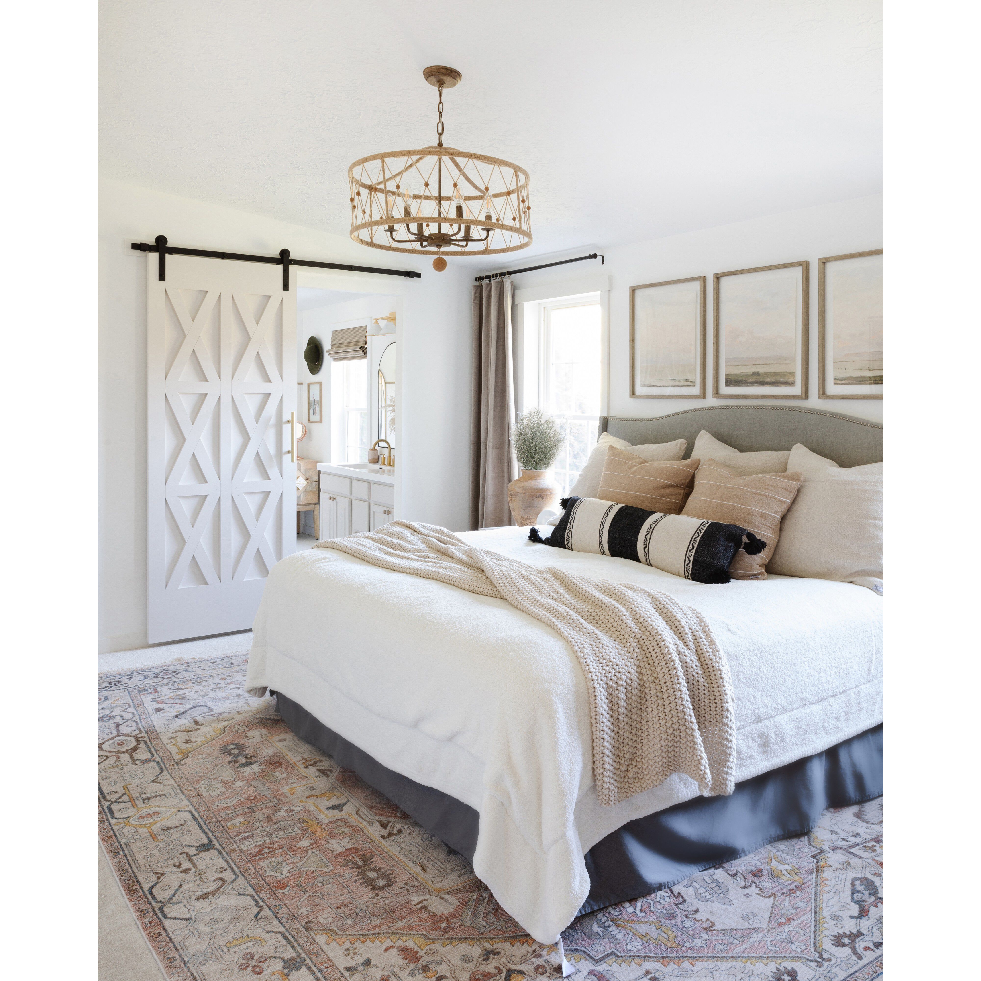 Brixton 6 Light 24 inch Burnished Silver Chandelier Ceiling Light