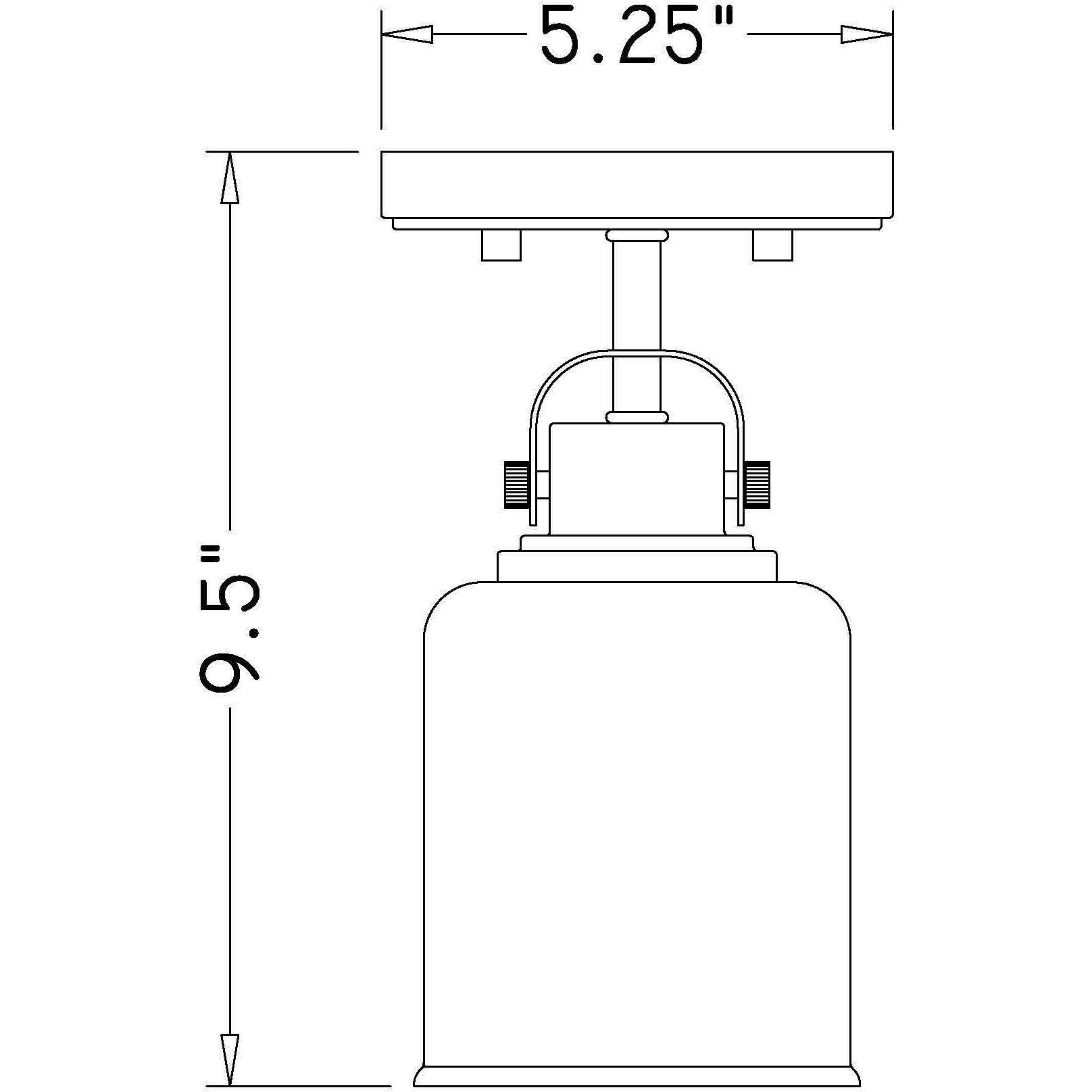 Kinsley 1 Light 5.25 inch Matte Black Flush Mount Ceiling Light