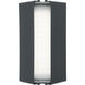 Peak LED 5.75 inch Matte Gray Vanity Light Wall Light