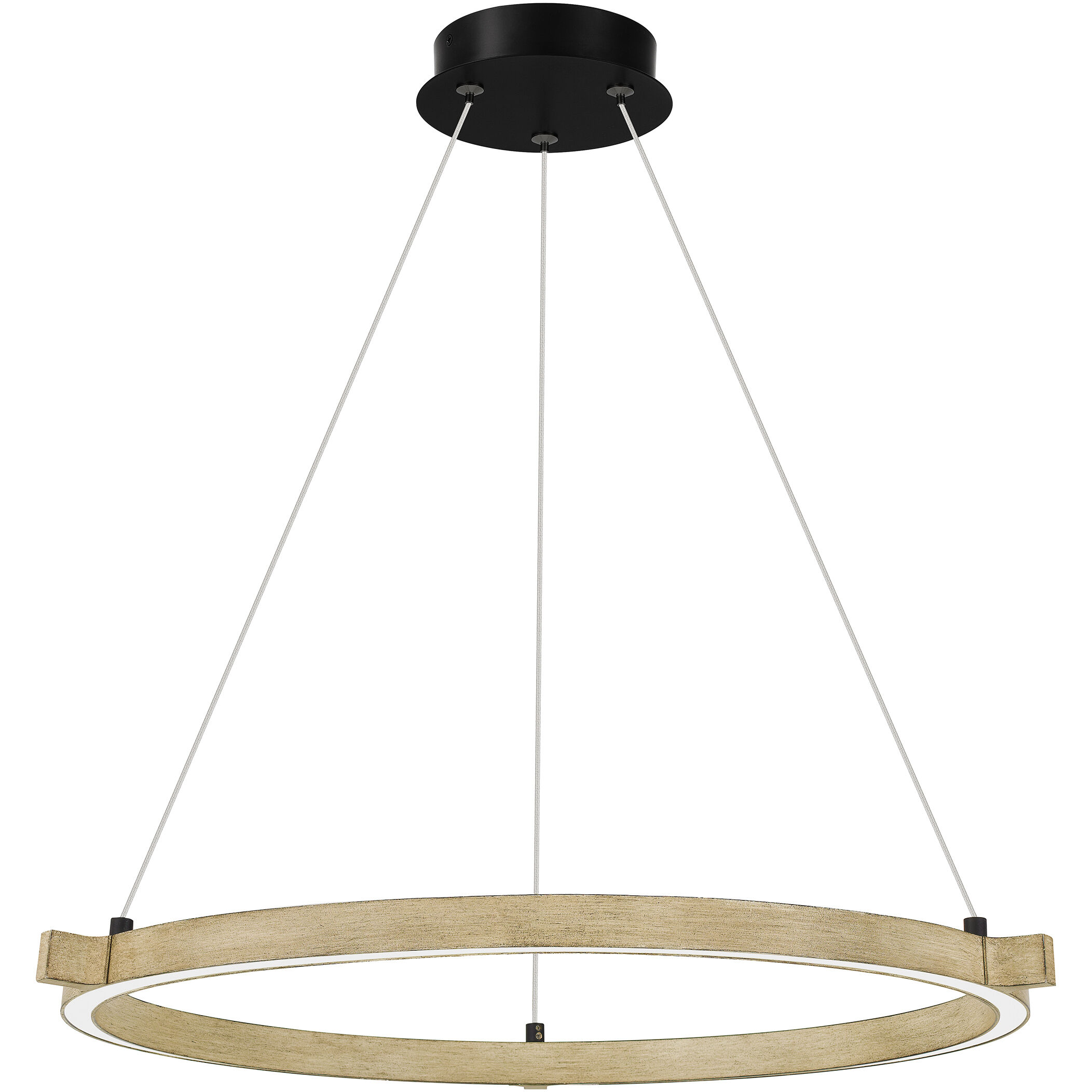 Soma 27.25 inch Whitewashed Walnut Pendant Ceiling Light