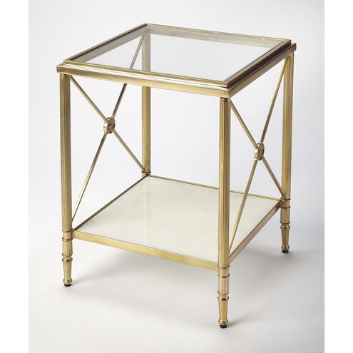 Taren Gold 23 X 16 inch Metalworks Accent Table