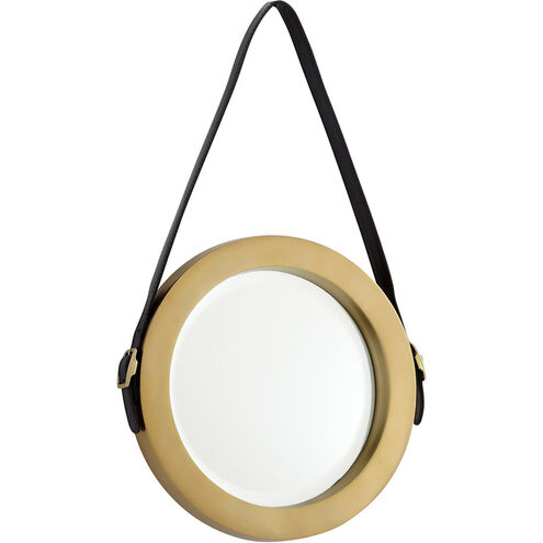 Round 12 inch Antique Brass Wall Mirror, Round