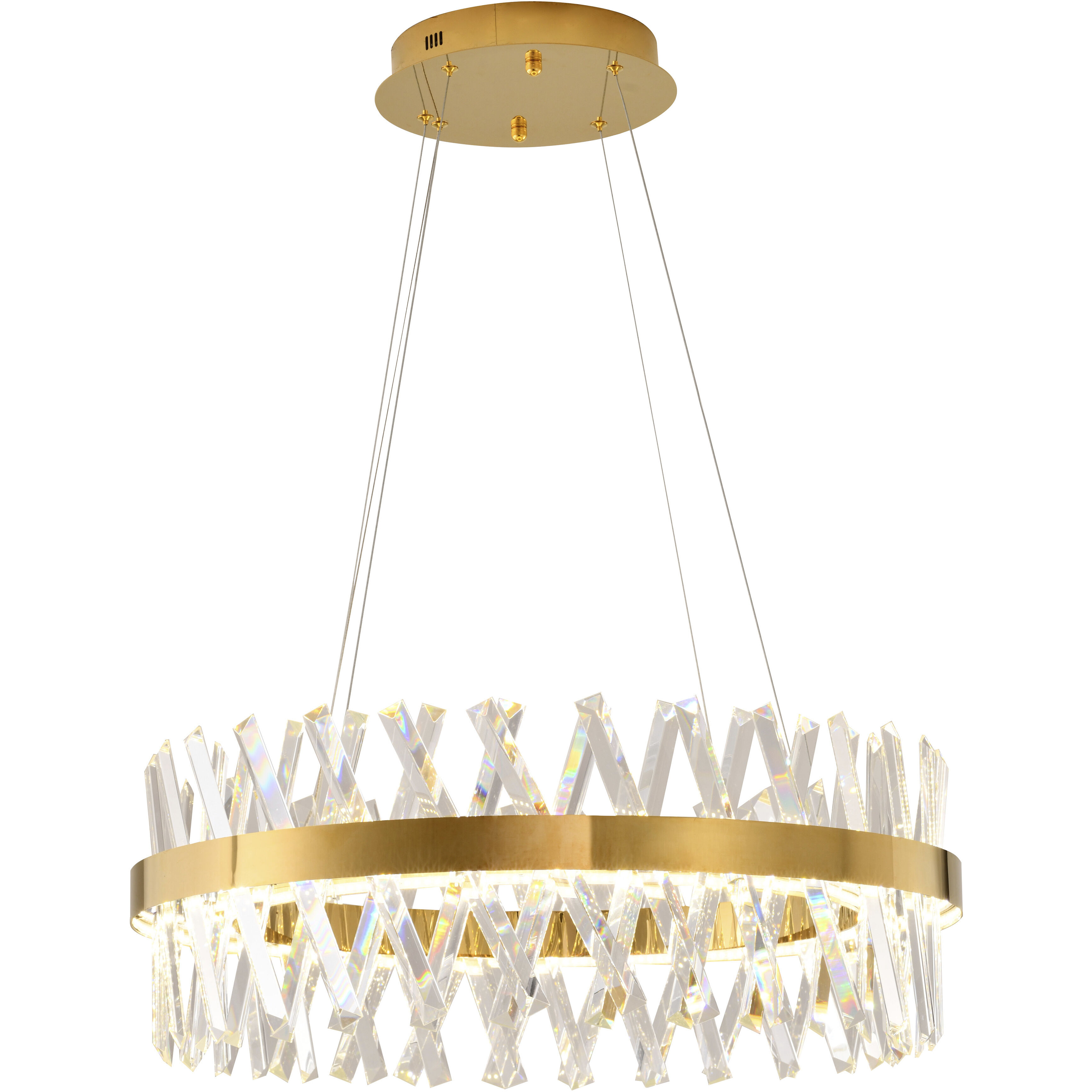 Canada LED 26 inch Gold Chandelier Ceiling Light