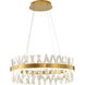 Canada LED 26 inch Gold Chandelier Ceiling Light
