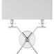 Arondale 2 Light 14 inch Polished Nickel Wall Sconce Wall Light