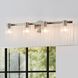 Bedminster 4 Light 30.5 inch Brushed Nickel Vanity Light Wall Light