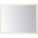 Framed 48 X 36 inch Satin Nickel LED Wall Mirror