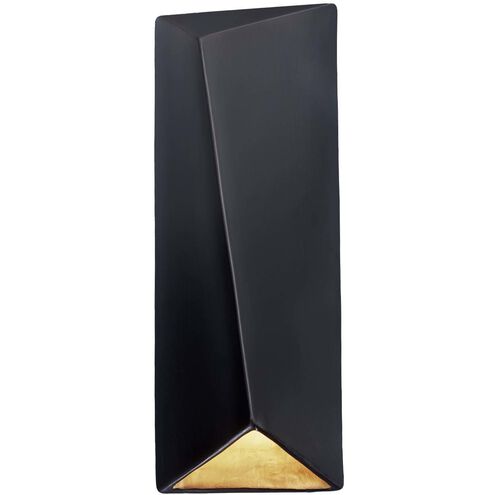 Ambiance Collection LED 22 inch Gloss Black/Matte White Outdoor Wall Sconce