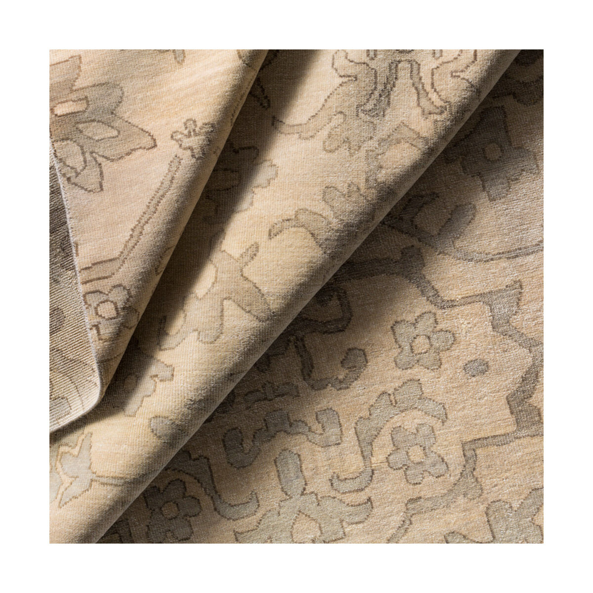 Hillcrest 96 X 96 inch Light Gray Rug in 8 Ft Round, Round