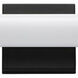 Rail LED 48 inch Black Bath Vanity Wall Light