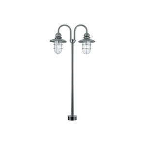 Lamppost 49 inch 60.00 watt Stainless Steel Floor Lamp Portable Light