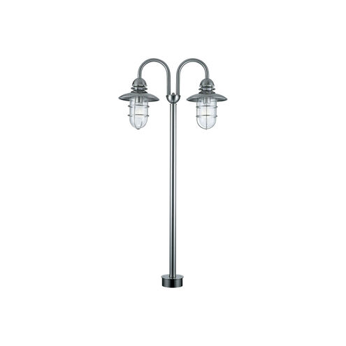 Lamppost 49 inch 60.00 watt Stainless Steel Floor Lamp Portable Light