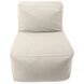 Driftwood Natural Outdoor Pouf Chair