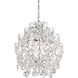 Isabella's Crown 3 Light 14 inch Chrome Mini Chandelier Ceiling Light