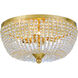 Rylee 4 Light 18.5 inch Antique Gold Flush Ceiling Light