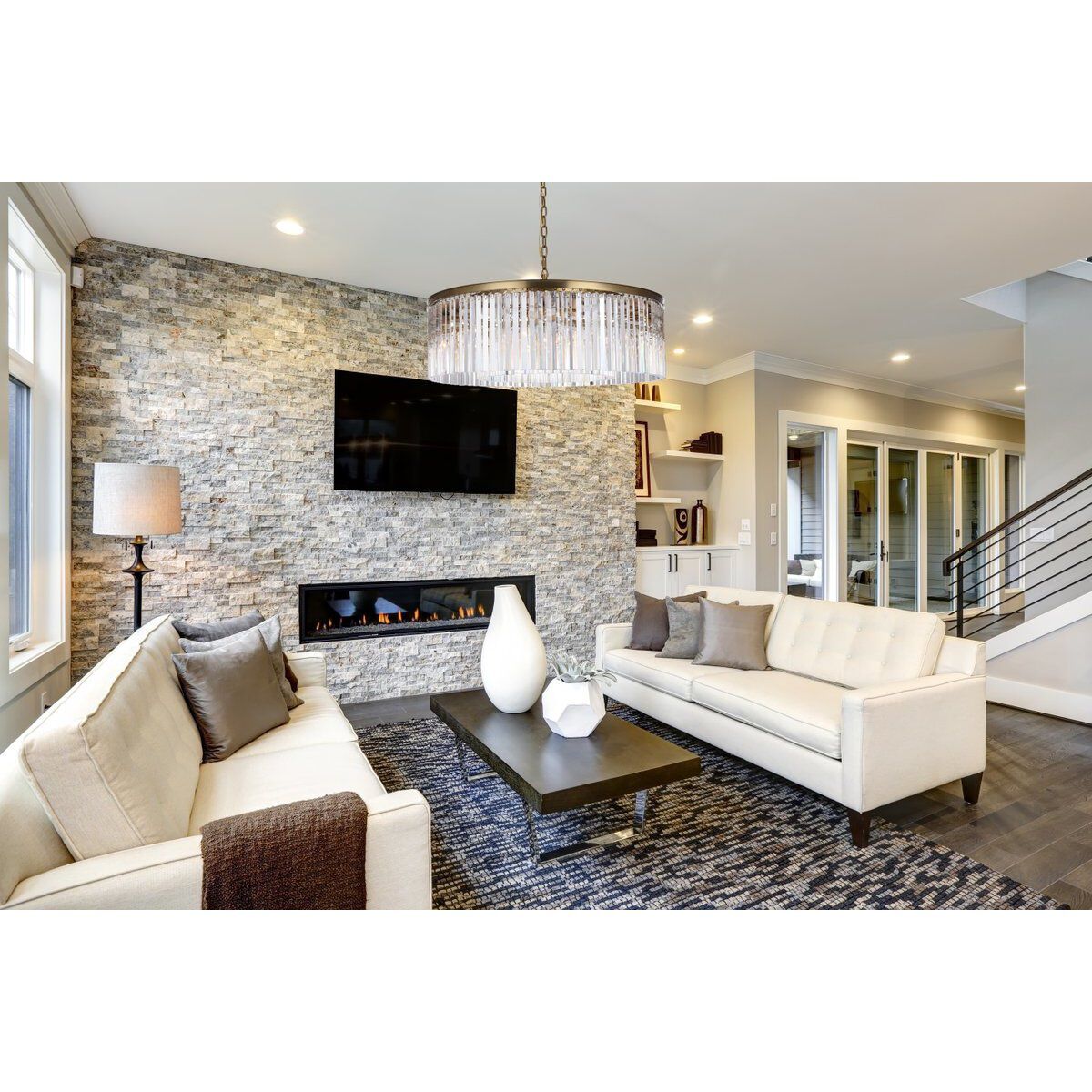 Sydney 10 Light 43.5 inch Satin Gold Chandelier Ceiling Light