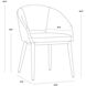 Thatcher Black / Deep Green Sky Dining Armchair