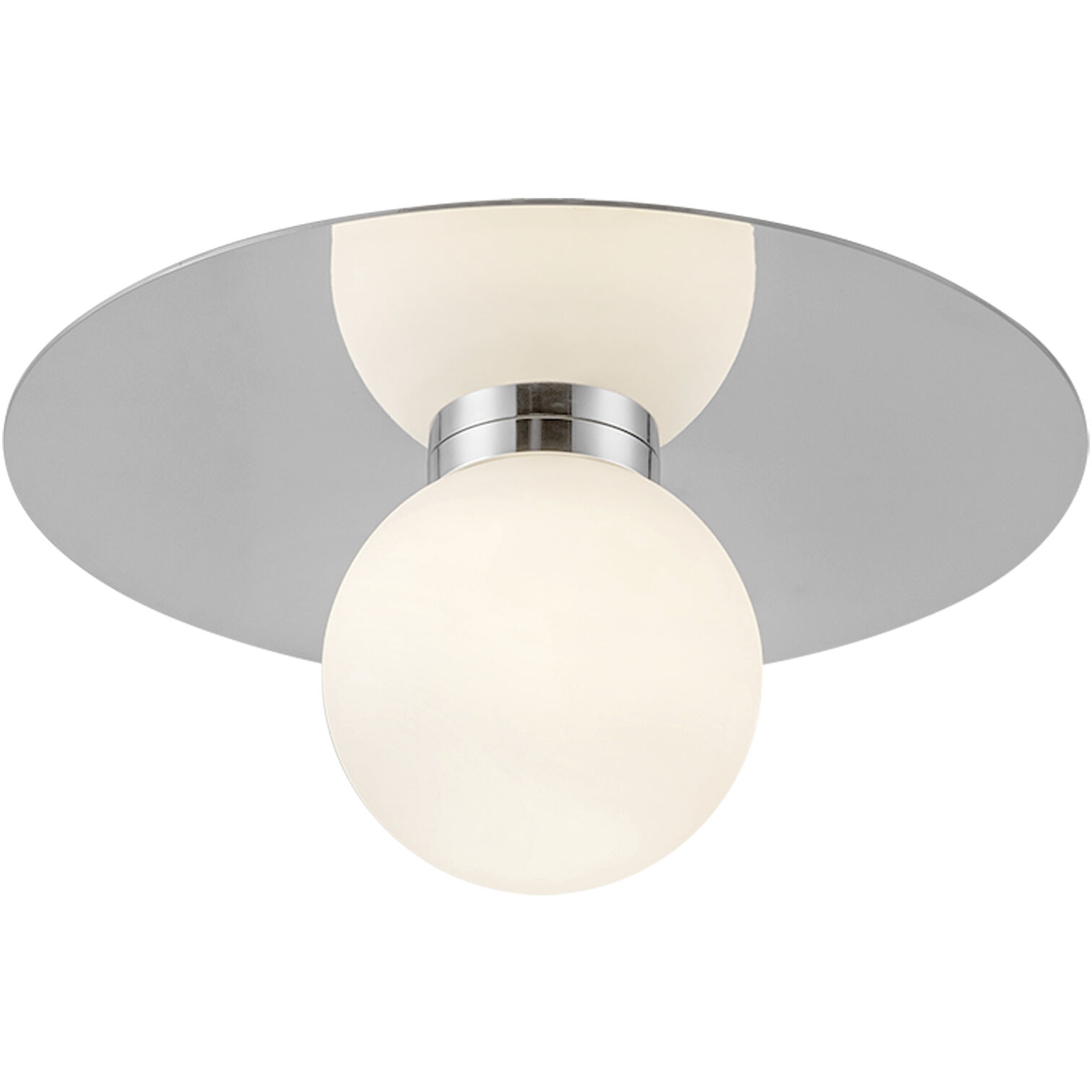 Elixir LED 9.88 inch Chrome Flush Mount Ceiling Light