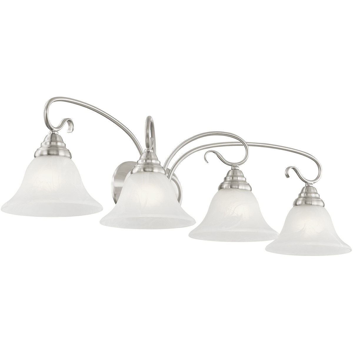 Coronado 4 Light 36 inch Brushed Nickel Bath Vanity Wall Light