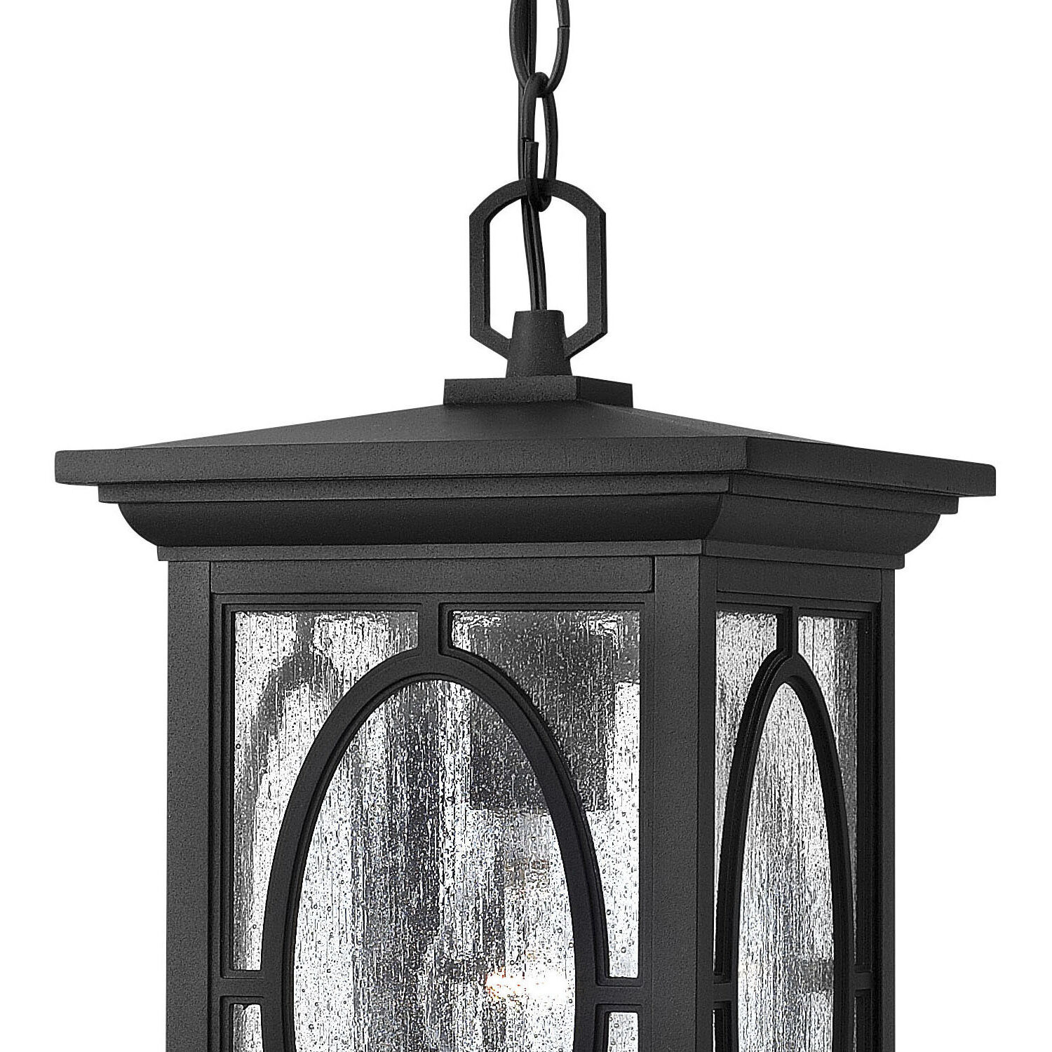 Randolph 1 Light 8 inch Black Outdoor Hanging Lantern