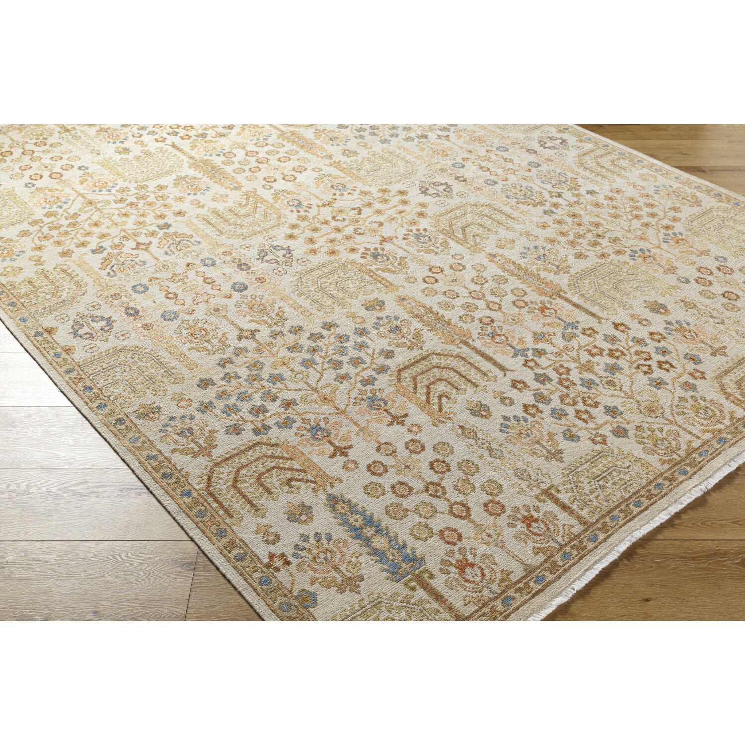 Anelka 36 X 24 inch Ash / Khaki / Pearl / Sand Handmade Rug in 2 x 3