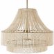 Hannie 8 Light 46 inch White Chandelier Ceiling Light, Large