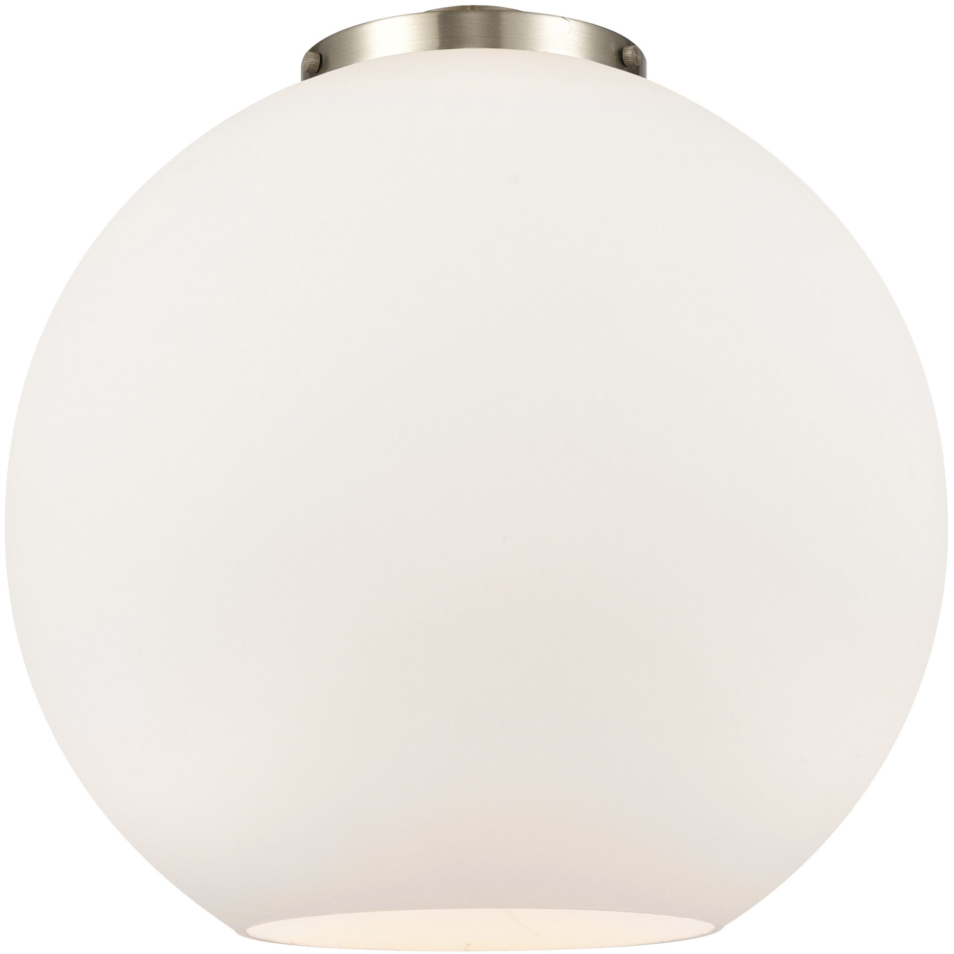 Ballston Athens LED 17.75 inch Satin Gold Statement Pendant Ceiling Light in Matte White