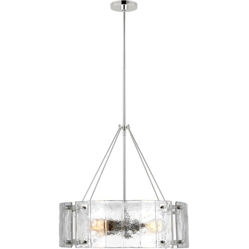 AH by Alexa Hampton Calvert 4 Light 24 inch Polished Nickel Chandelier Ceiling Light