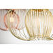Jasmine 1 Light 17 inch Polished Brass Pendant Ceiling Light