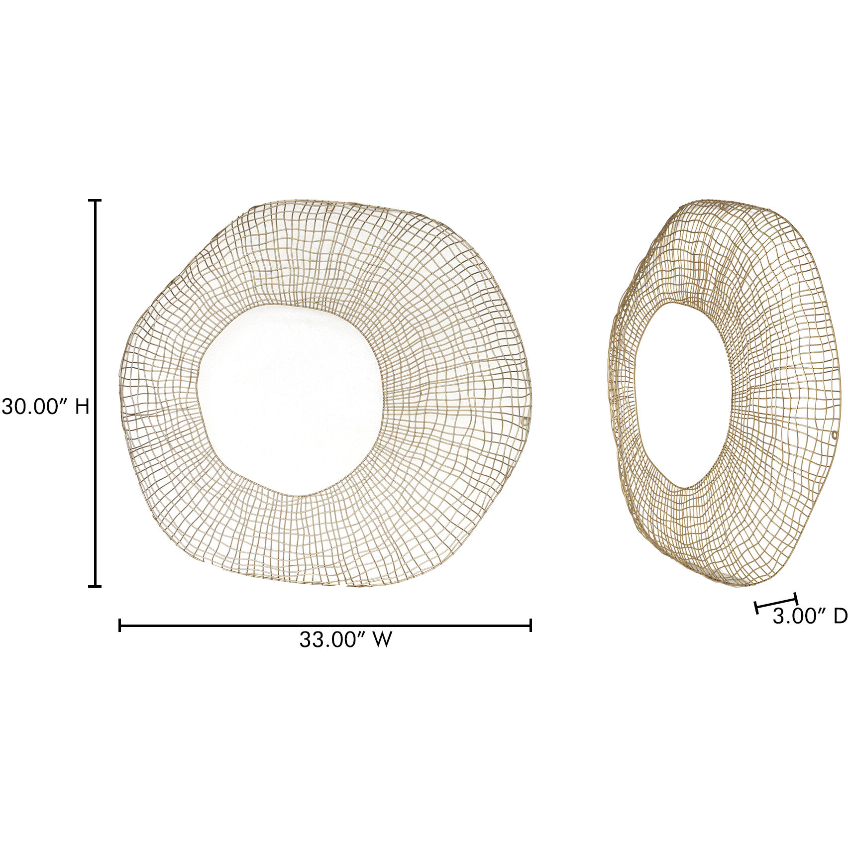 Limpet Gold Wall Décor