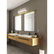 Glacier 5 Light 36.75 inch Chrome Vanity Wall Light