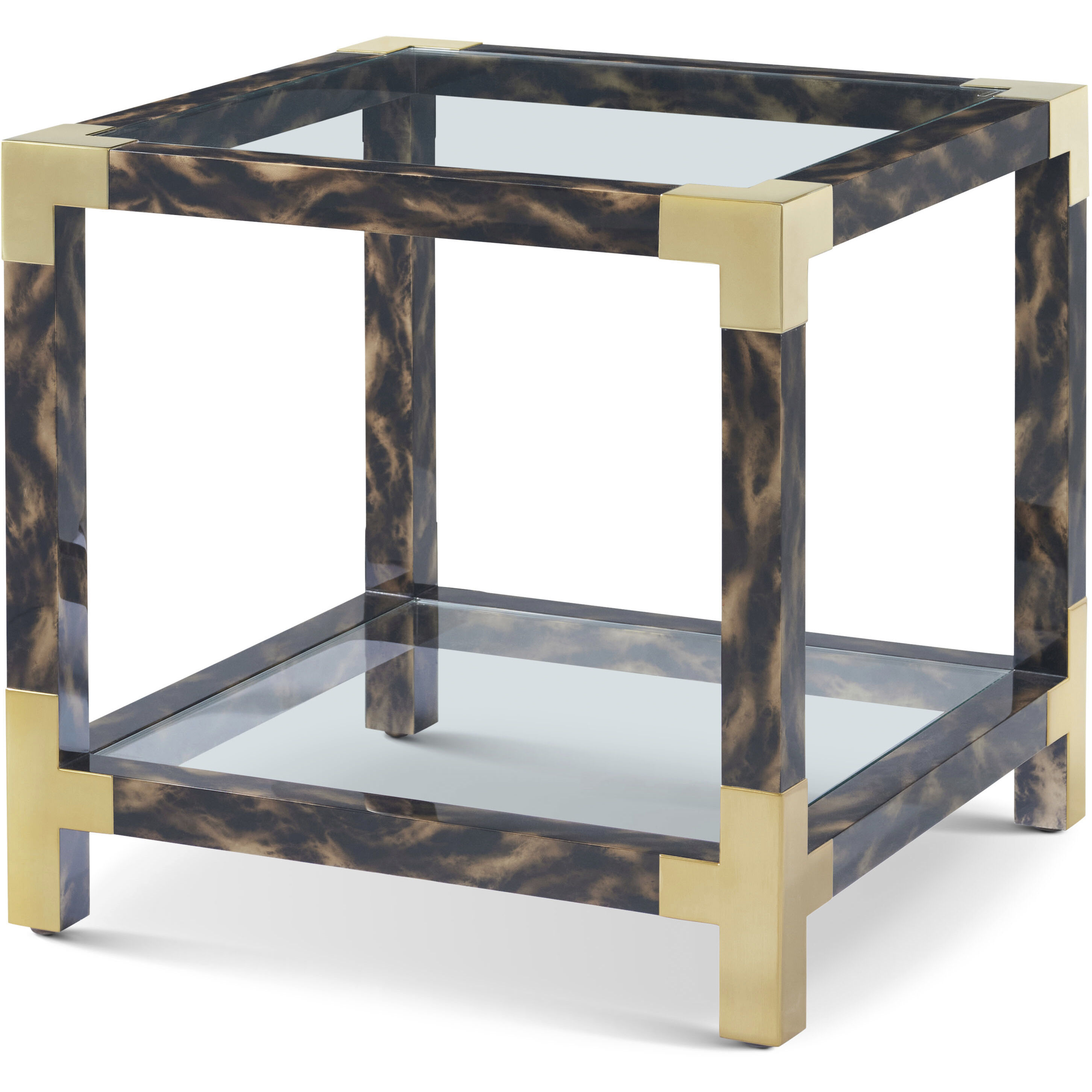 Arakan 25 X 25 inch Side Table, Wooden