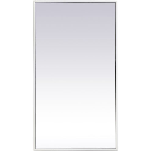 Monet 36 X 20 inch White Wall Mirror