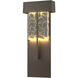 Shard LED 20.9 inch Coastal Dark Smoke Outdoor Sconce, XL