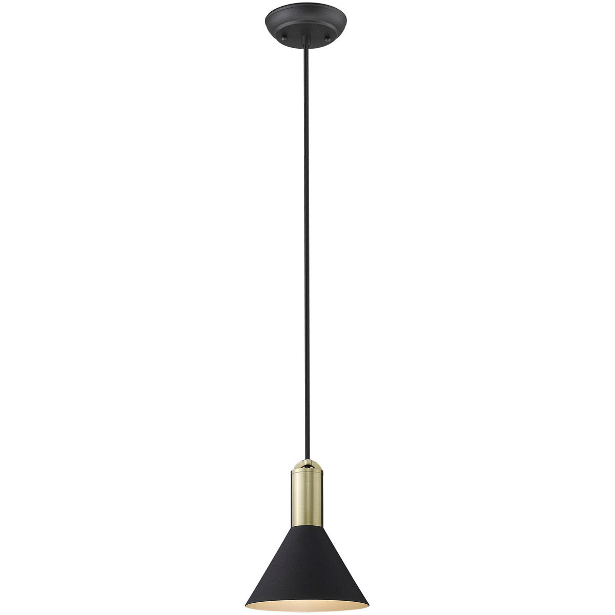 Ingo 1 Light 6 inch Matte Black Pendant Ceiling Light