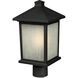 Holbrook 1 Light 18.5 inch Black Outdoor Post Mount Fixture