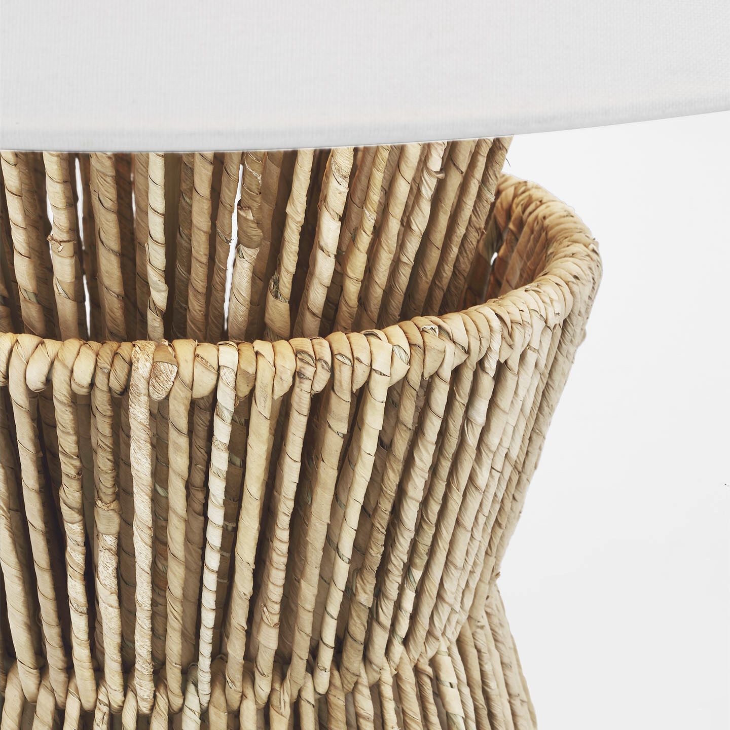 Chapman & Myers Antigua 29.25 inch 15 watt Natural Abaca and Antique-Burnished Brass Layered Table Lamp Portable Light