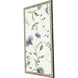 Florals Collection Blue Framed Art