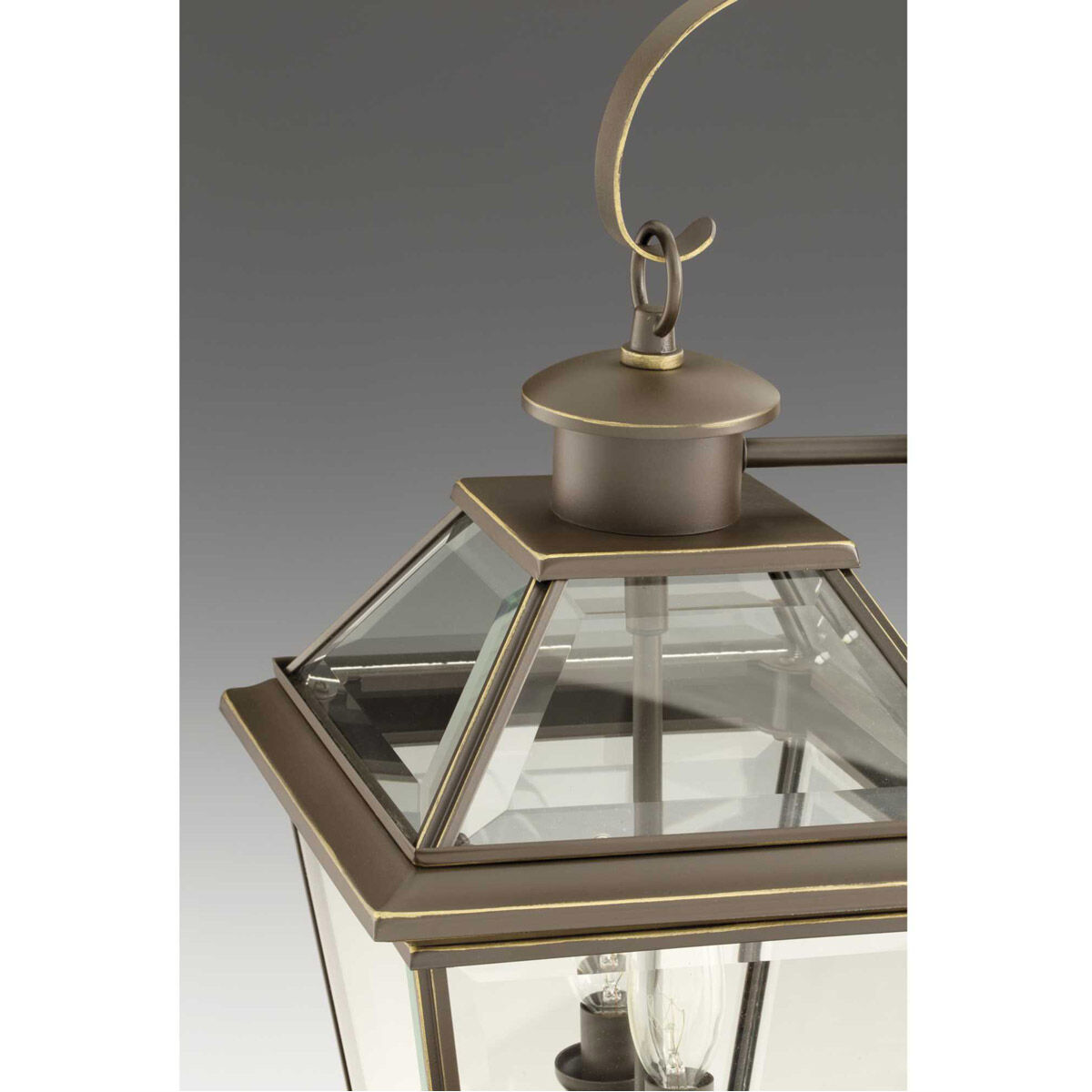 Burlington 2 Light 18 inch Antique Bronze Outdoor Post Lantern