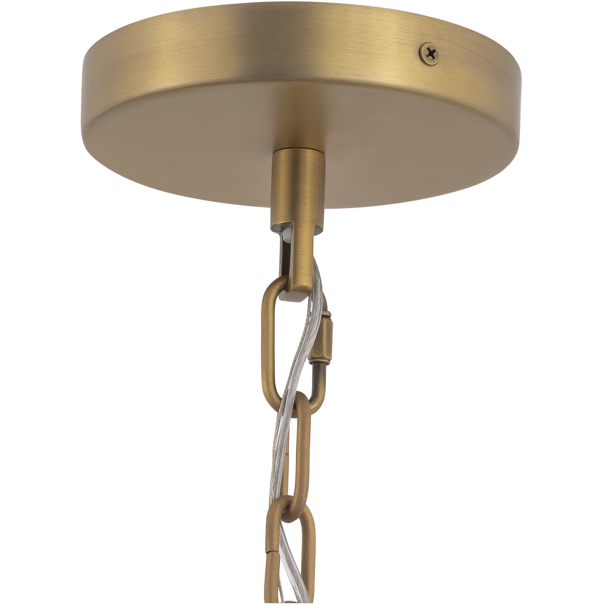 Jaxen 3 Light 24.5 inch Legacy Brass Pendant Ceiling Light