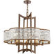 Grammercy 8 Light 30 inch Hand Painted Palacial Bronze Chandelier Ceiling Light