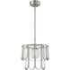 Melody 1 Light 15 inch Brushed Polished Nickel Pendant Ceiling Light