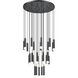 Stari 27 Light 36 inch Matte Black Chandelier Ceiling Light