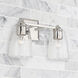 Laurent 2 Light 15 inch Polished Nickel Vanity Light Wall Light