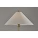Esme 60 inch 60 watt Antique Brass Floor Lamp Portable Light