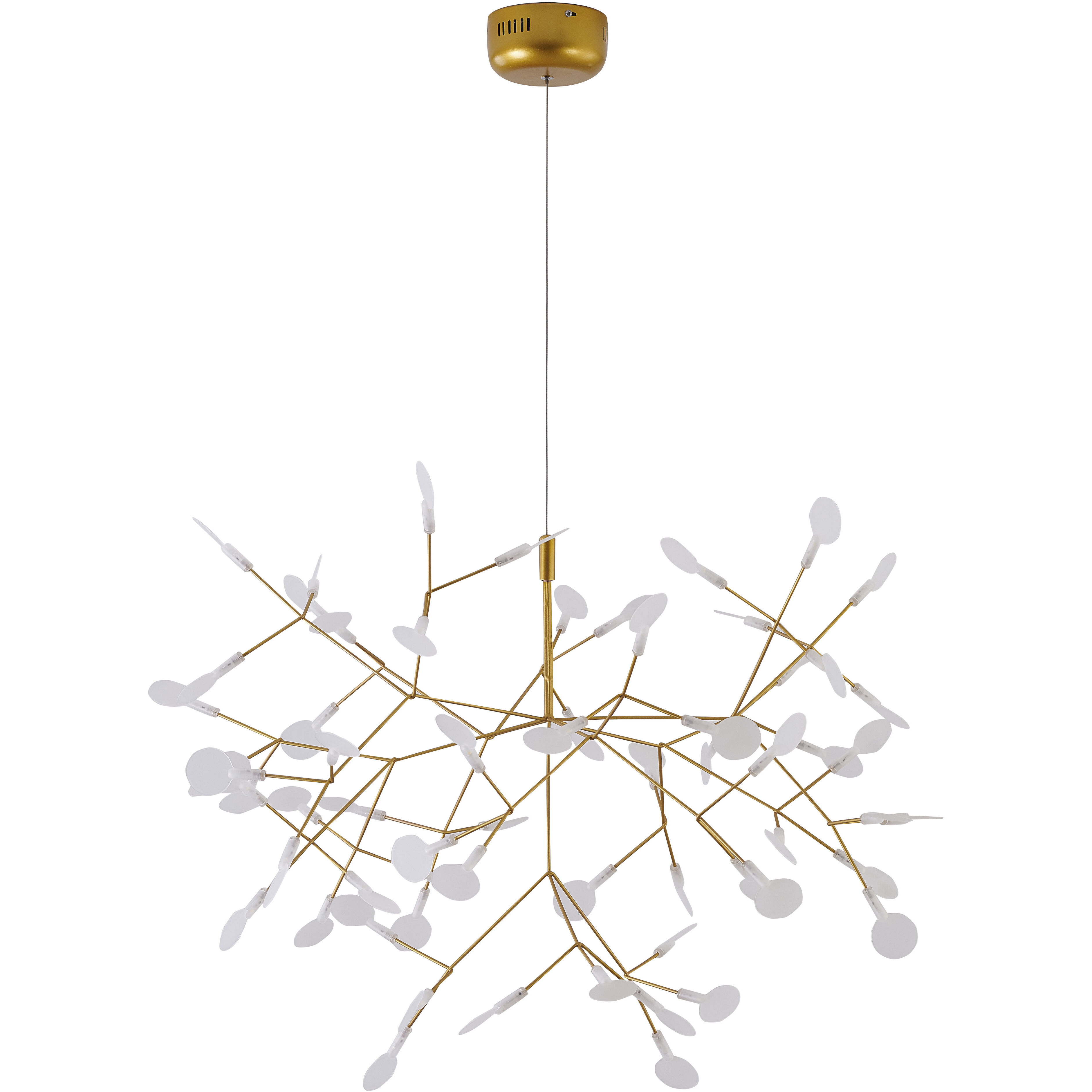Canada LED 38.6 inch Gold Chandelier Ceiling Light