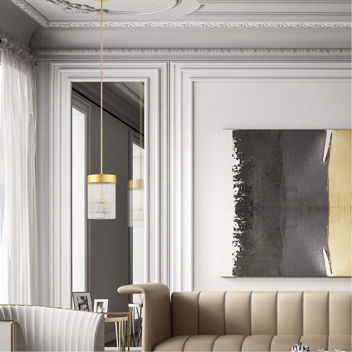 Norwich 3 Light 10 inch Brushed Nickel Chandelier Ceiling Light