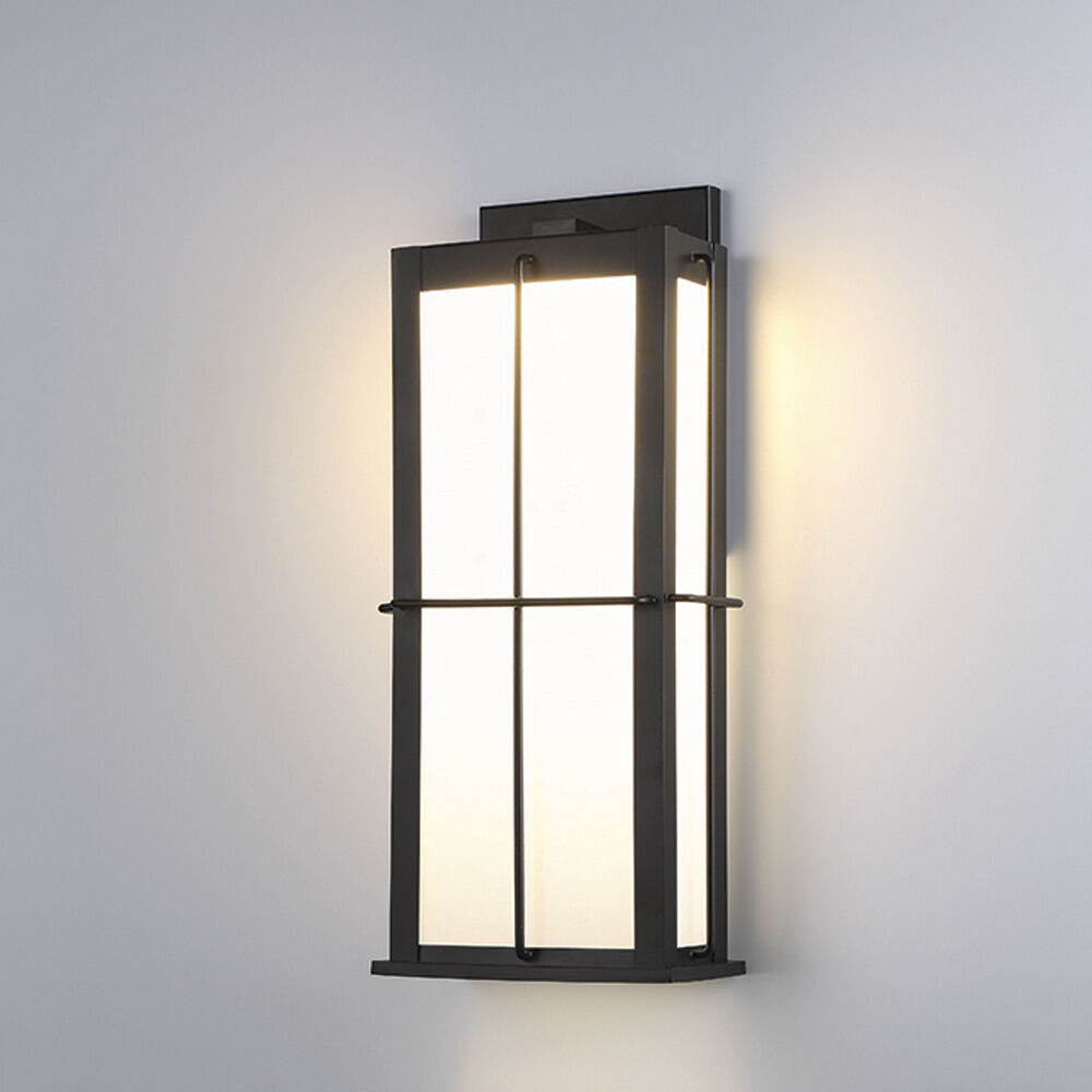 Bensa LED 19.75 inch Black Outdoor Wall Sconce
