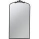 Baroque Inspired 66.2 X 36 inch Black Mirror