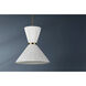 Enid 2 Light 22 inch Aged Brass Pendant Ceiling Light